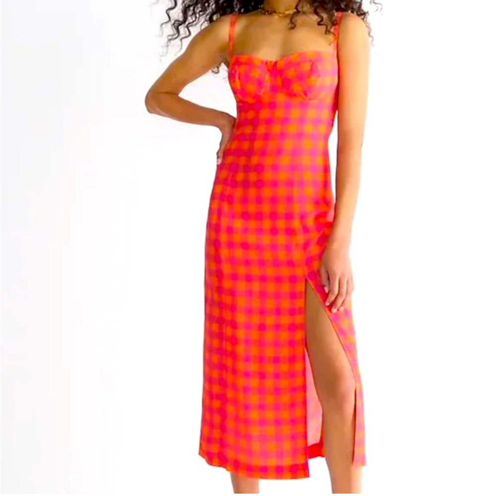 JCREW Collection Invite Dress in Gingham.       L